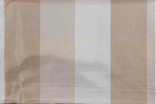 Georgia Stripe Silk Decorator Fabric in Khaki