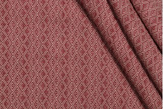Onida Woven Upholstery Fabric in Poppy