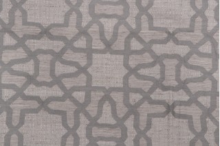 Tracery Woven Upholstery Fabric in Sterling