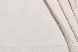 Scalamandre Trellis Woven Upholstery Fabric in Beige