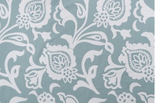 Thibaut Bolton W8449 Reversible Polyester Outdoor Fabric in Aqua