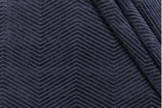 Kaufmann Fall In Line Performance Woven Chenille Upholstery Fabric in Midnight 
