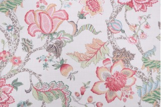 Kaufmann Makalo Printed Cotton Drapery Fabric in Spring 