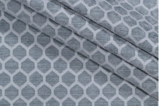 PK Lifestyles Honeycomb Performance Woven Chenille Upholstery Fabric in Lagoon 