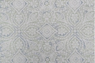 PK Lifestyles Damask Foliage Upholstery Fabric in Spring 