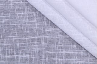 PK Lifestyles Vittoria Semi-Sheer Drapery Fabric in White 