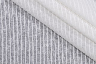 PK Lifestyles Carla Sheer Drapery Fabric in Ivory 
