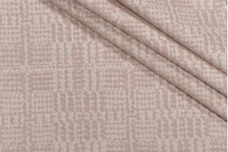 PK Lifestyles Penrose Plaid Woven Upholstery Fabric in Linen