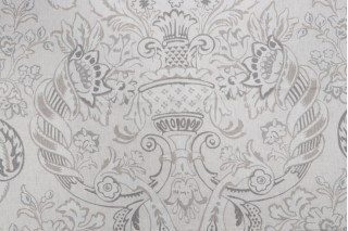 Portfolio Royale Printed Linen Drapery Fabric in Slate for Kravet CLOSEOUT