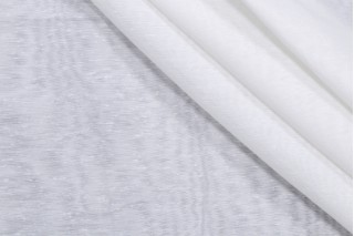 Madonna Solid Sheer Drapery Fabric in White