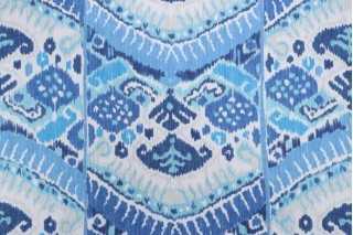 PK Lifestyles Sadira Printed Cotton Drapery Fabric in Horizon
