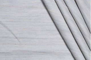 Savannah Woven Decorator Fabric in Silver