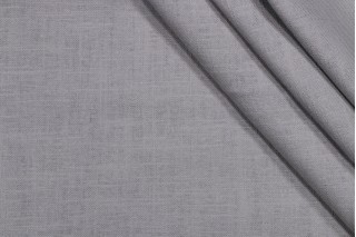 Wexford Linen Woven Decorator Fabric in Cement