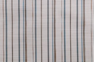 Phifertex Owen Stripe Woven Vinyl Mesh Sling Chair Outdoor Fabric in Surf 