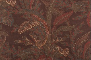 Thibaut Arlington F93816 Printed Drapery Fabric in Brown