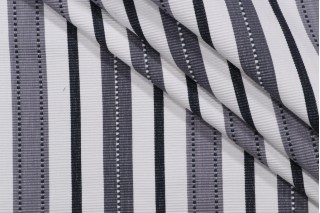 Kaufmann Bima Stripe Woven Decorator Fabric in Tuxedo 