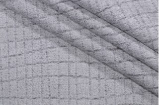 Merrimac M10267B Woven Chenille Upholstery Fabric in Silver