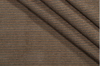 Merrimac Chenille Stripe Woven Upholstery Fabric in Meadow