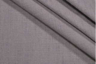 1 Yard Merrimac Solid Woven Upholstery Fabric in Grey