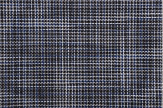 Phifertex Tartan Cane Wicker Woven Vinyl Mesh Sling Chair Outdoor Fabric in Cobalt 