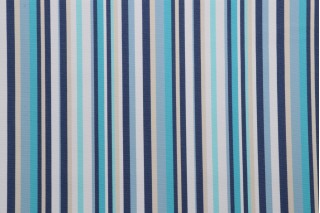 Stripe Woven Outdoor Fabric in Pool