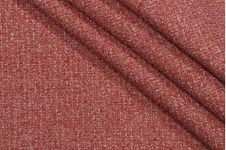 Crypton Porter High Performance Woven Chenille Upholstery Fabric in Coral 