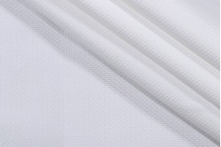 Icarus Woven Decorator Fabric in Optic White
