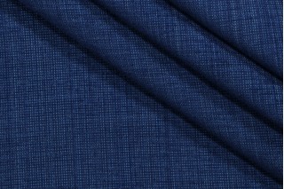 LebaTex Sierra 9496-20SDW Woven Polyolefin Chenille Outdoor Fabric in Marine
