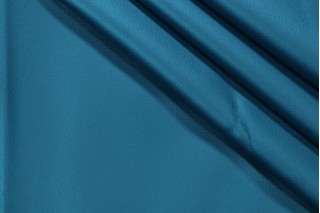 Stof France Ekokuir Brilliant Vinyl Upholstery Fabric in Aqua Brilliant 