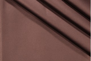 Stof France Ekokuir Brilliant Vinyl Upholstery Fabric in Marron Glace 