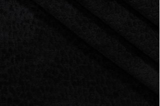 PK Lifestyles Pebblestone Performance Woven Chenille Upholstery Fabric in Black 