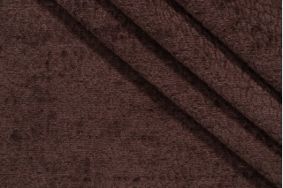 PK Lifestyles Pebblestone Performance Woven Chenille Upholstery Fabric in Chocolate 