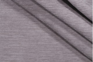 1 Yard Ridges Woven Corduroy Upholstery Fabric in Ash
