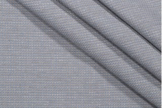 1 Yard Sand Dune Woven Outdoor Fabric in Bay Blue