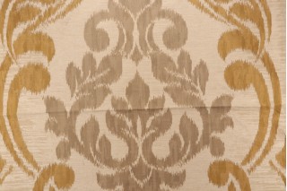 1 Yard Ansonia Damask Decorator Fabric in Gold