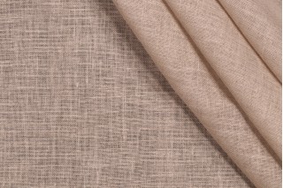 Braemore Dune Sheer Linen Drapery Fabric in Natural