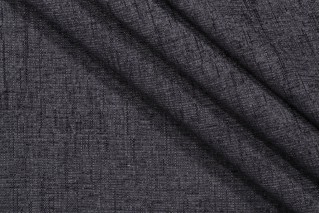Tempo Dayton Woven Chenille Upholstery Fabric in Charcoal