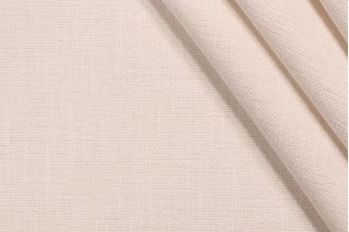 Crypton Solid High Performance Chenille Upholstery Fabric in Bone