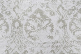 Kaufmann Fiorano Printed Linen Blend Drapery Fabric in Pearl