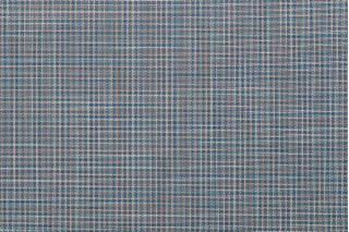 Phifertex Tartan Cane Wicker Woven Vinyl Mesh Sling Chair Outdoor Fabric in Teal 