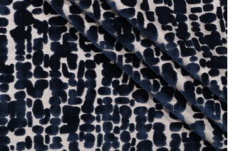 Hamilton Asher Velvet Upholstery Fabric in Lapis 