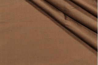 1 Yard Solid Woven Silk Decorator Fabric in Bronze