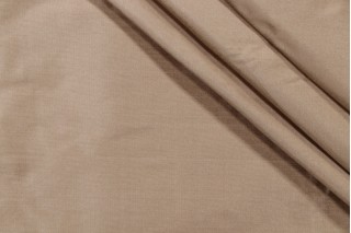 Solid Woven Silk Decorator Fabric in Fossil