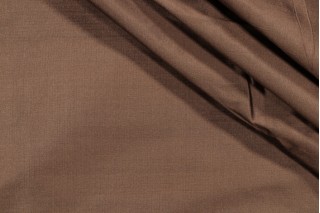 Solid Woven Silk Decorator Fabric in Cafe