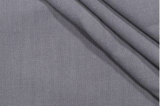 Solid Woven Upholstery Fabric in Steel