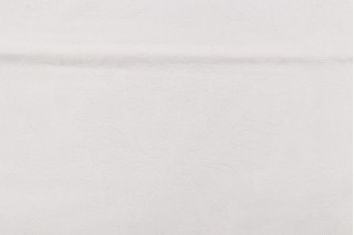 Eleanor Woven Jacquard Drapery Fabric in Winter White