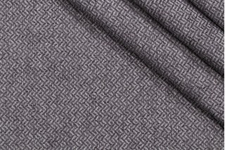 Caleigh Woven Upholstery Fabric in Carbon