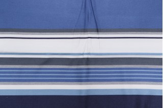 Tiffany Stripe Woven Upholstery Fabric in Marine