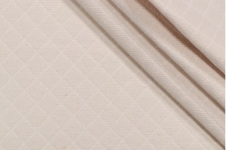 Check Matelasse Upholstery Fabric in Natural 