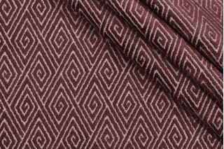 Rafa Woven Chenille Upholstery Fabric in Vamp 